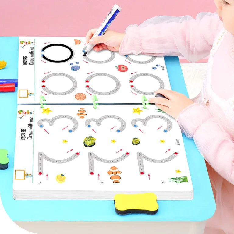 Kids Educational Learning Tracing Book