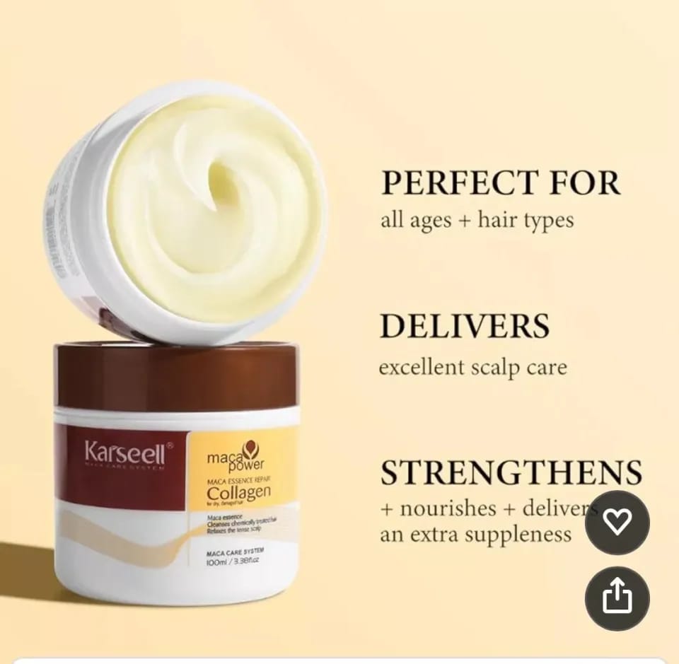 Karseell Maca Power Collagen Hair Mask 100ml (Pack of 2) mwa8y7-0i