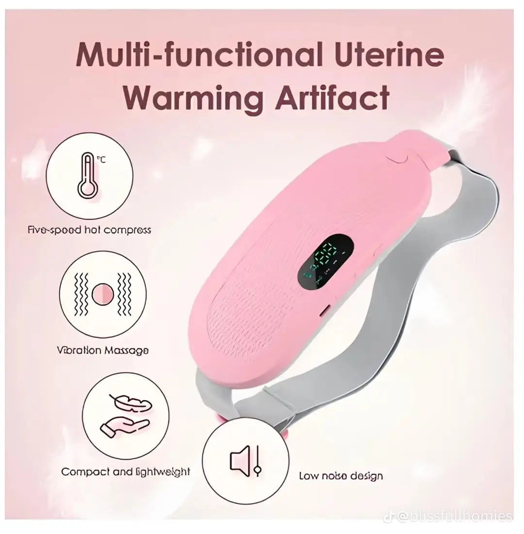 Period Pain Relief Heating Pad - Fast Heating Massage Pad Trendify Souq
