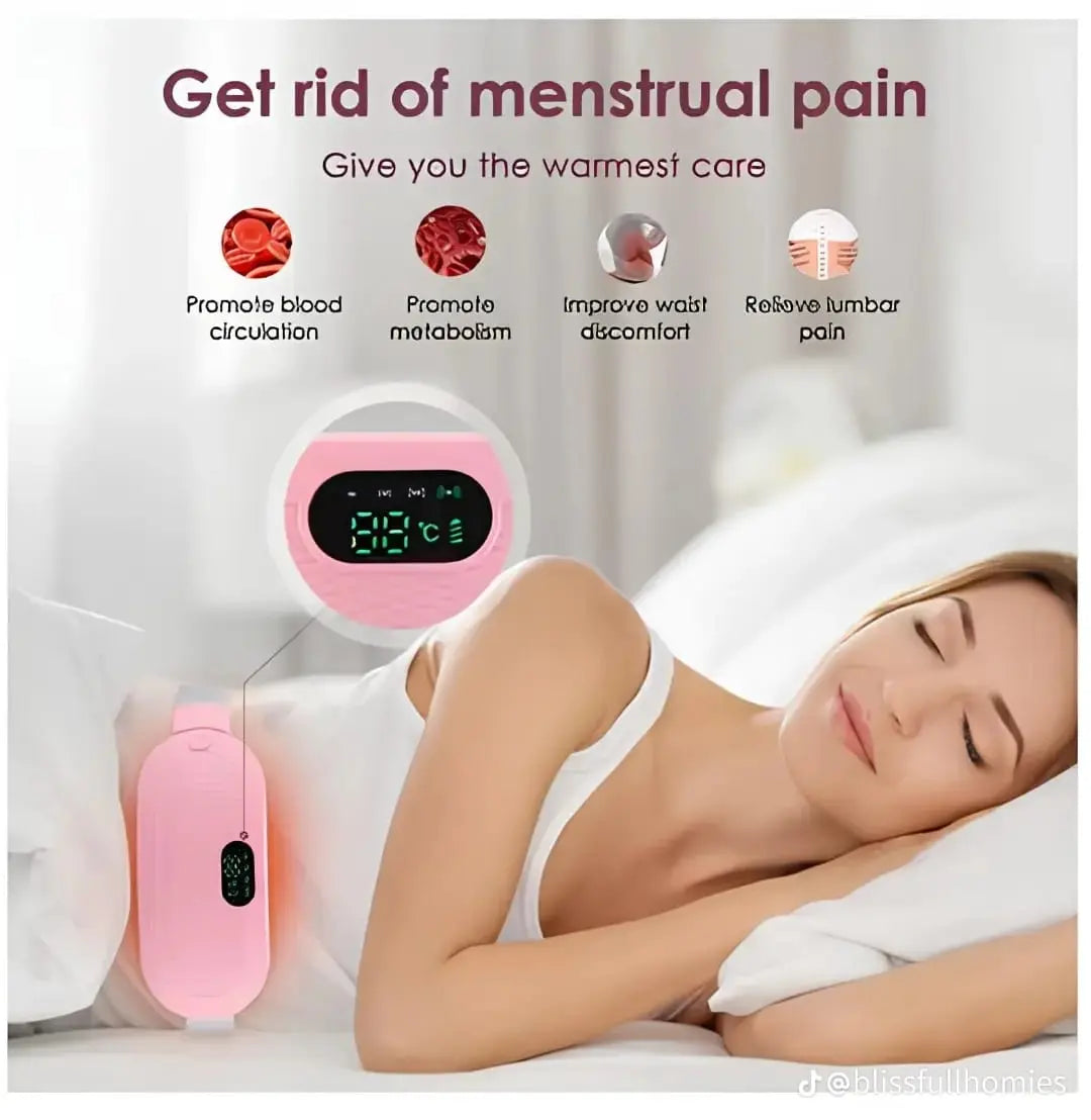 Period Pain Relief Heating Pad - Fast Heating Massage Pad Trendify Souq