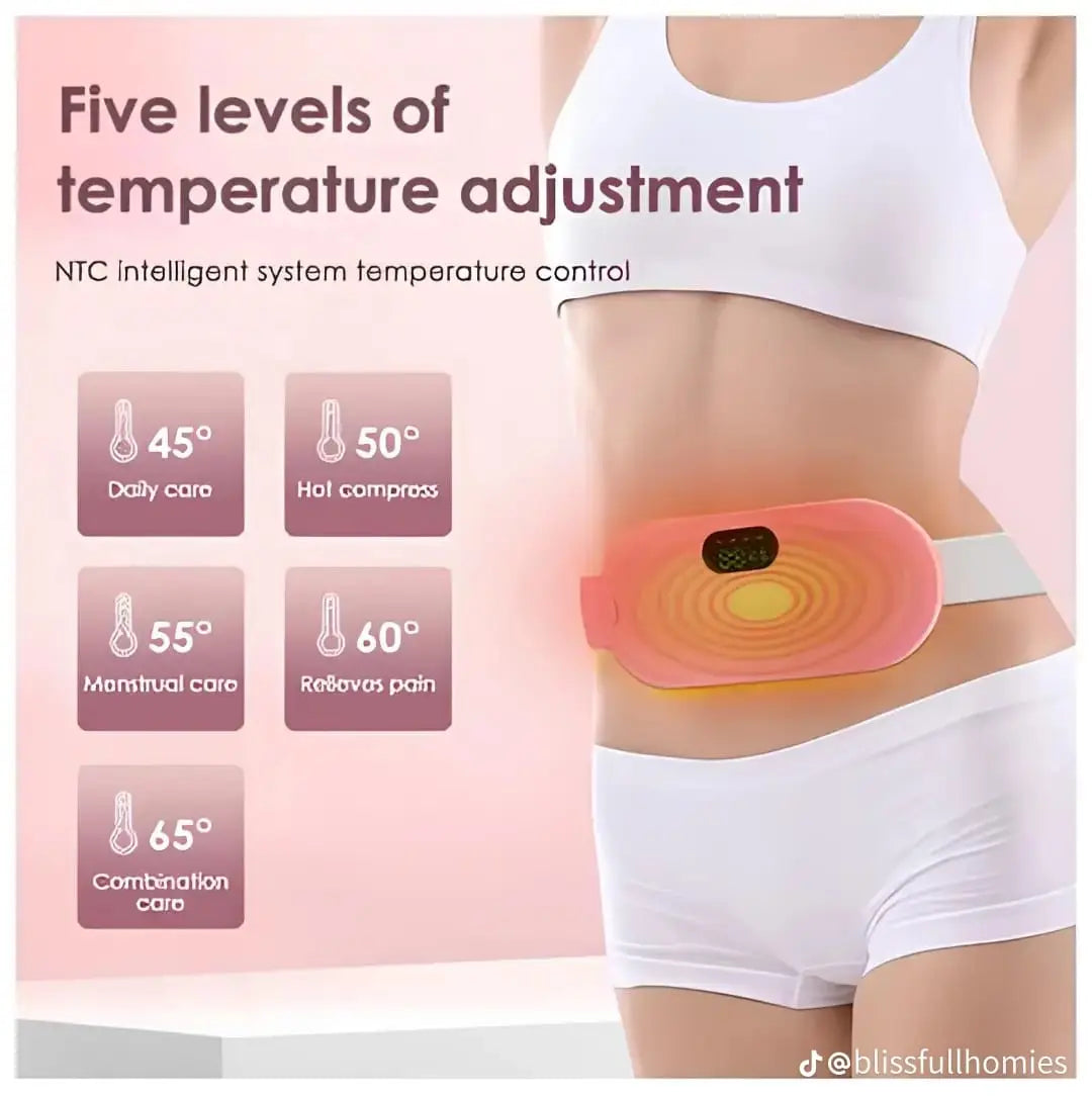 Period Pain Relief Heating Pad - Fast Heating Massage Pad Trendify Souq
