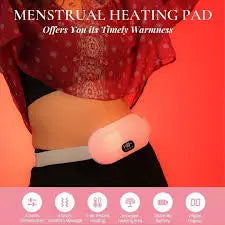 Period Pain Relief Heating Pad - Fast Heating Massage Pad Trendify Souq