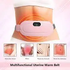 Period Pain Relief Heating Pad - Fast Heating Massage Pad Trendify Souq