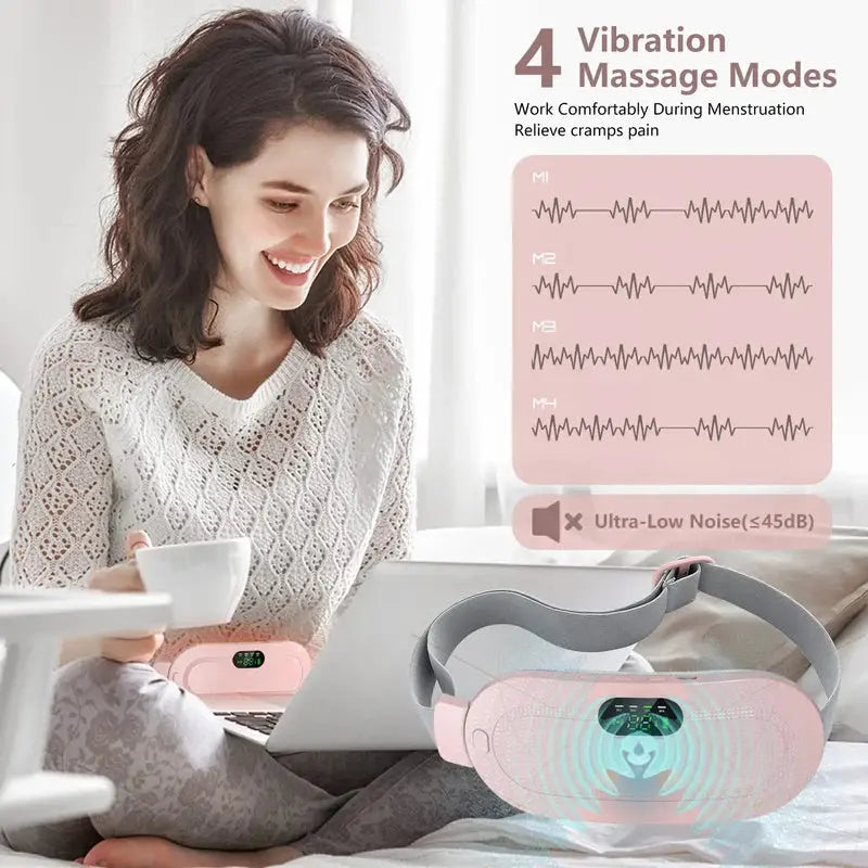 Period Pain Relief Heating Pad - Fast Heating Massage Pad Trendify Souq