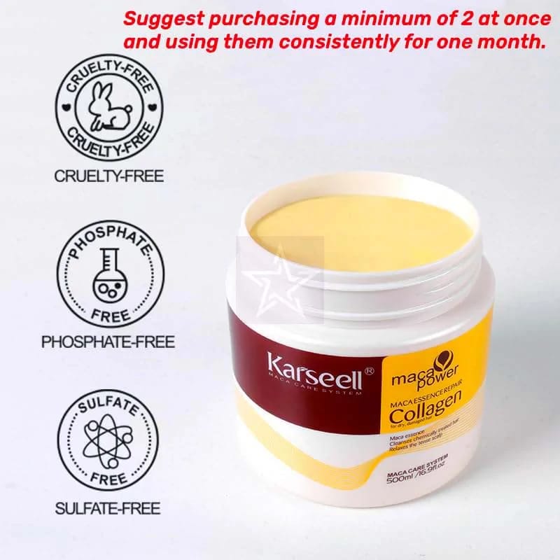 Karseell Maca Power Collagen Hair Mask 100ml (Pack of 2) mwa8y7-0i